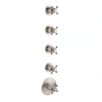 CLASSICA - 5 hole Recessed thermostatic shower mixer by GUGLIELMI RUBINETTERIE - view 3